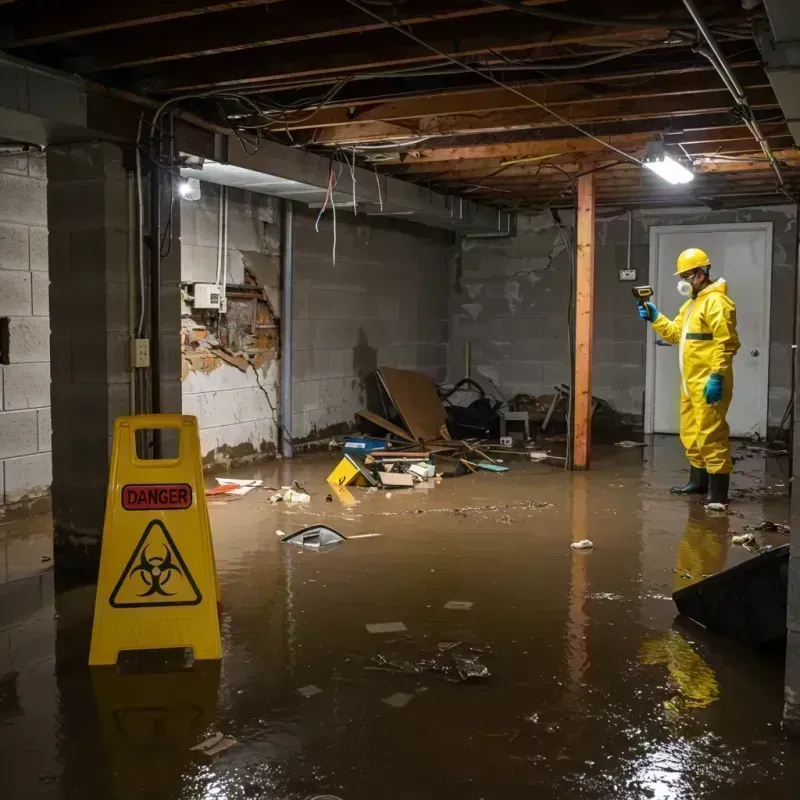 Flooded Basement Electrical Hazard in Quarryville, PA Property